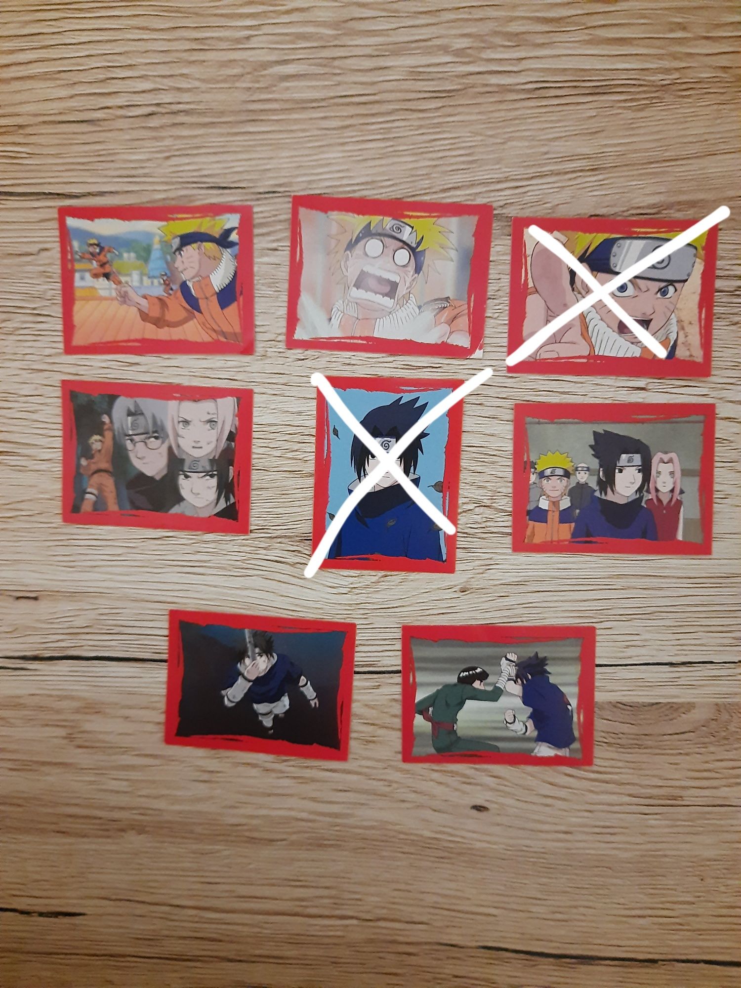 Naruto naklejki Chipicao 12szt