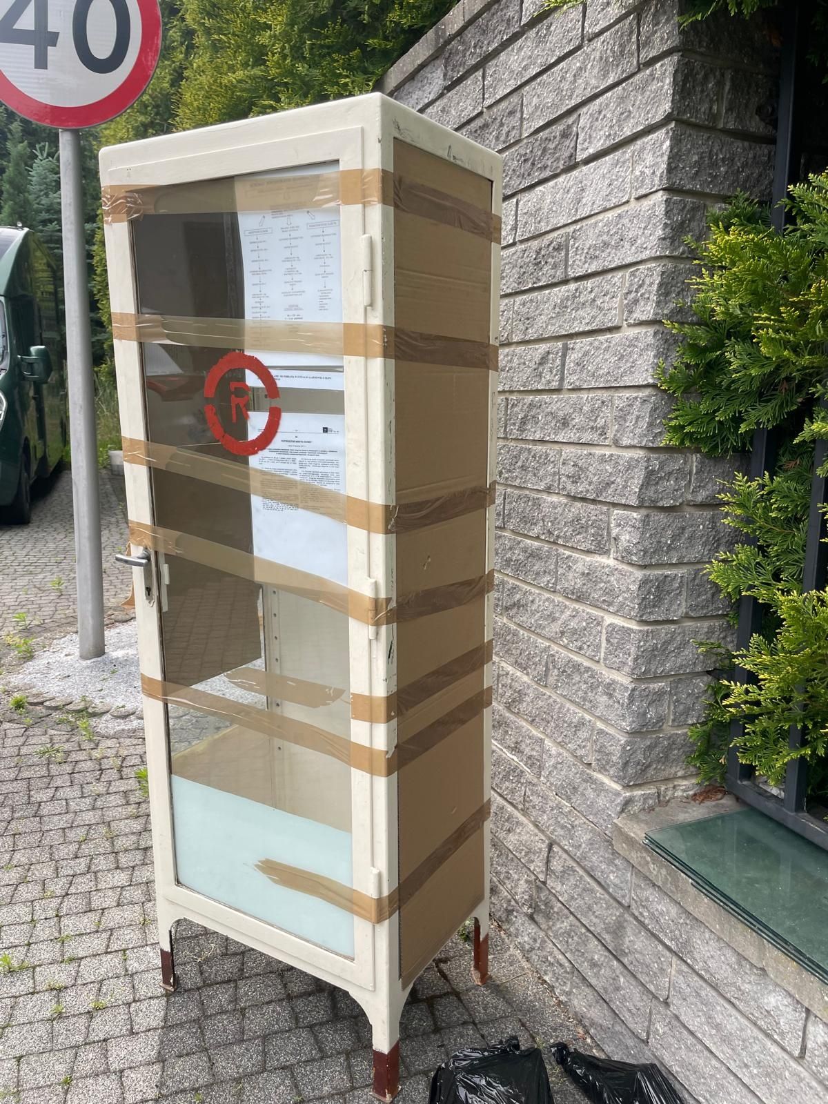 Szafa metalowa PRL R