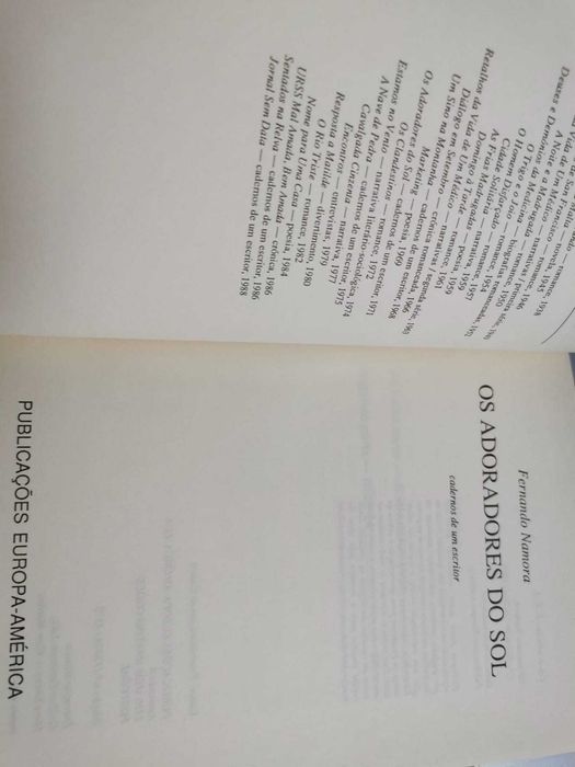 Os Adoradores do Sol - Fernando Namora