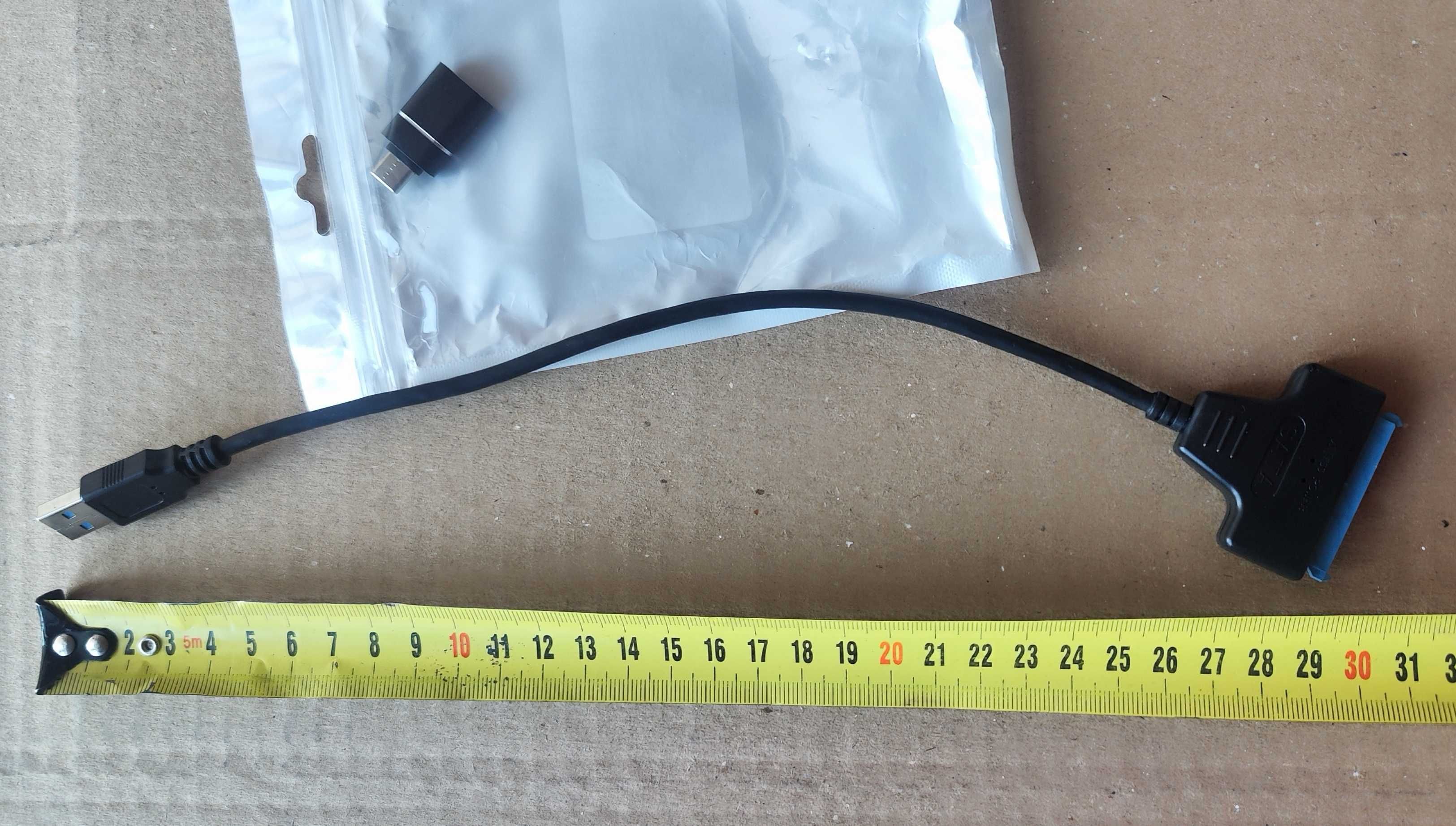 Кабель USB 3.0 SATA 3 + Адаптер HDD / SSD жорсткий диск ФЛЕШКА Type-C