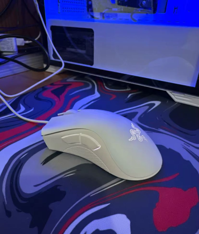 Razer-DeathAdder Essencial Branco