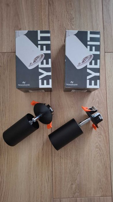 Nowodvorski oprawa wpuszczana tuba ruchomy reflektor 2 szt czarna Nowe