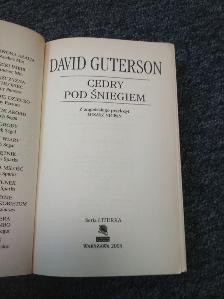 D Guterson - Cedry pod śniegiem