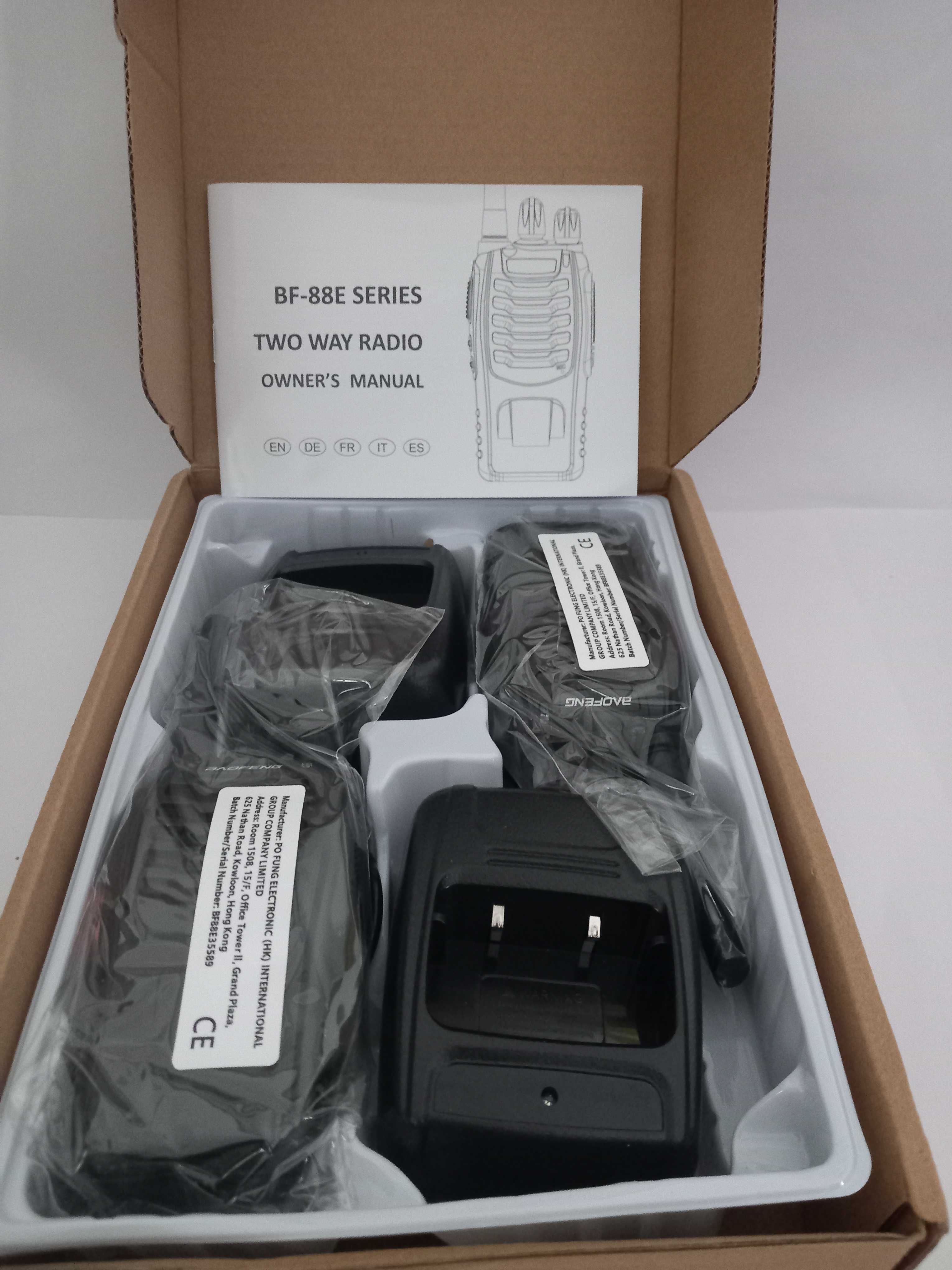 Pack 2x Walkie talkie BF