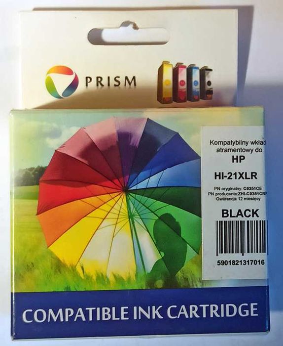 Zamiennik HP Prism tusz nr HI-21XLR C9351CE czarny