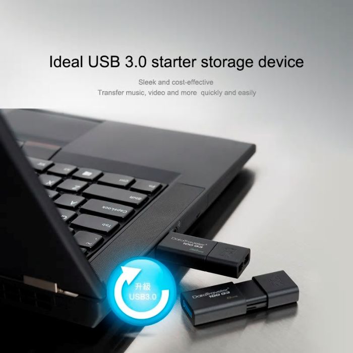 Pen USB Kingston 3.0 - Flash Drive G3, 16 GB, 32 GB, 64 GB, 128 GB.