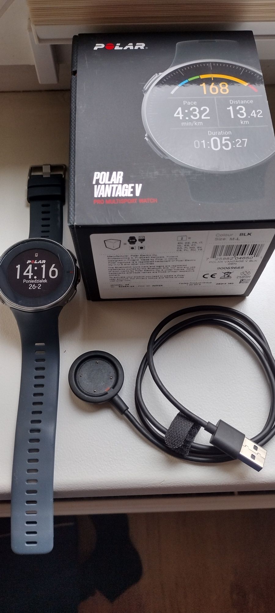 Zegarek sportowy polar vantage v