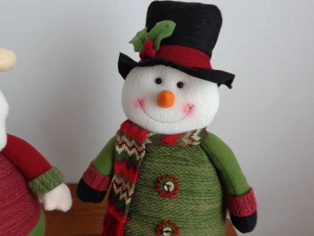 Pai Natal e Boneco de Neve