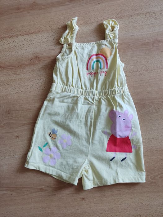Letni kombinezon krótki dziewczęcy świnka Peppa rozmiar 86