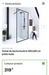 Painel de  duche