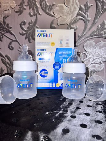 Philips Avent - Pack Of 2 AirFree Anti Colic Bottles - 125 ml.