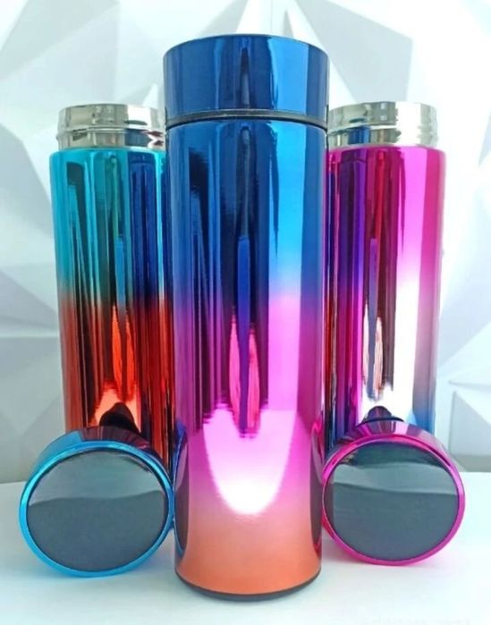 Термос 500мл индикатор температуры стальной