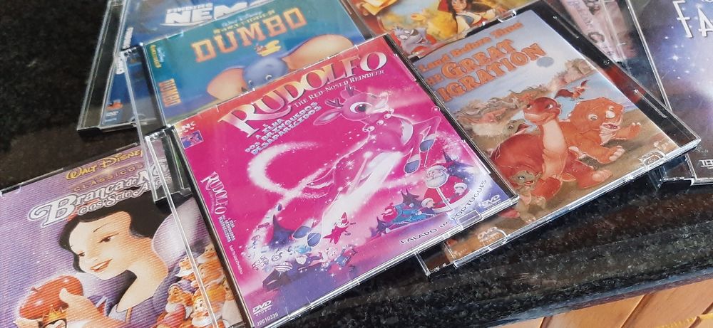 DVDS  para entreter as crianças