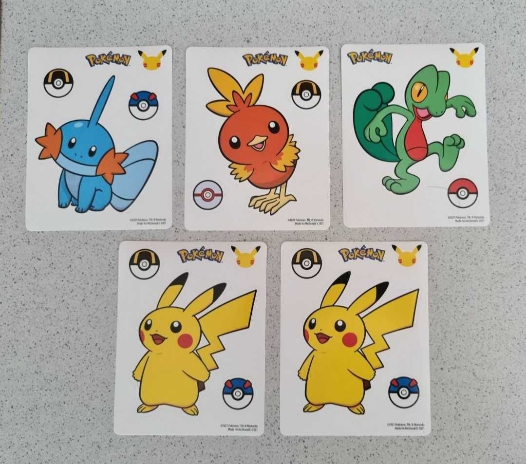 Acessórios Pokémon da Happy Meal