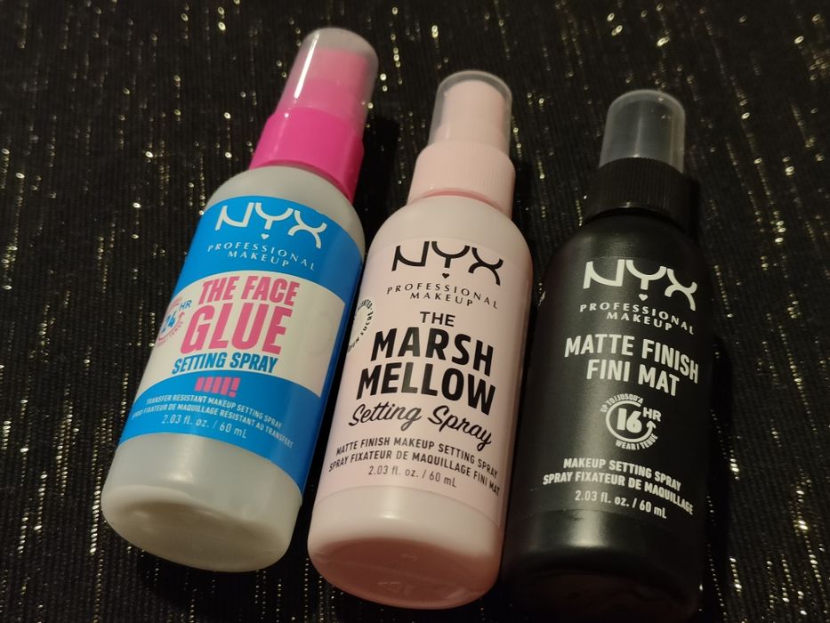 Zestaw utrwalaczy do twarzy NYX (3szt)