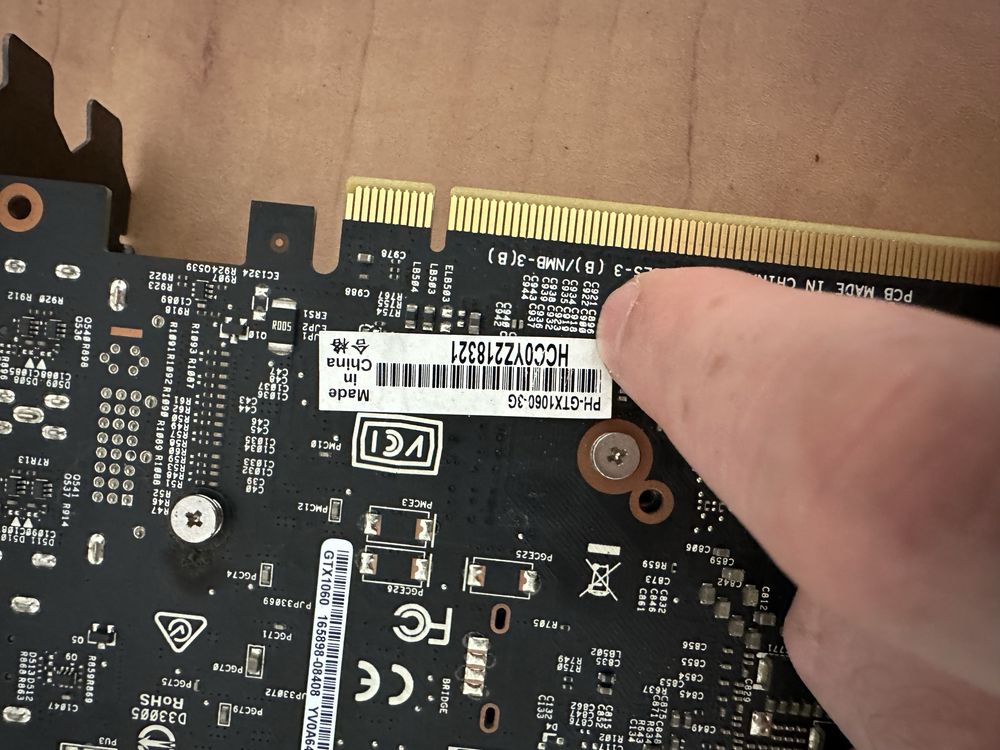 Відеокарта Asus GeForce GTX 1060 Phoenix 3GB