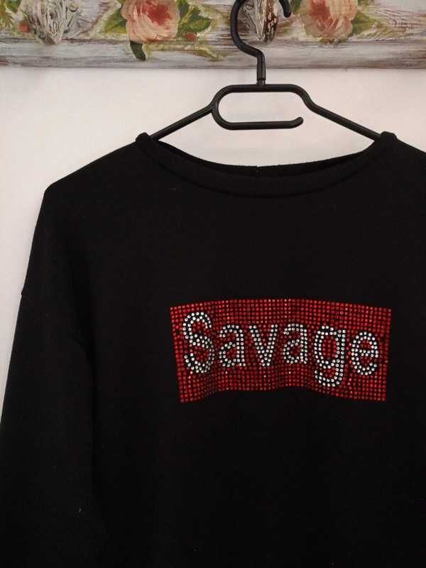 Bluza SAVAGE damska cekiny