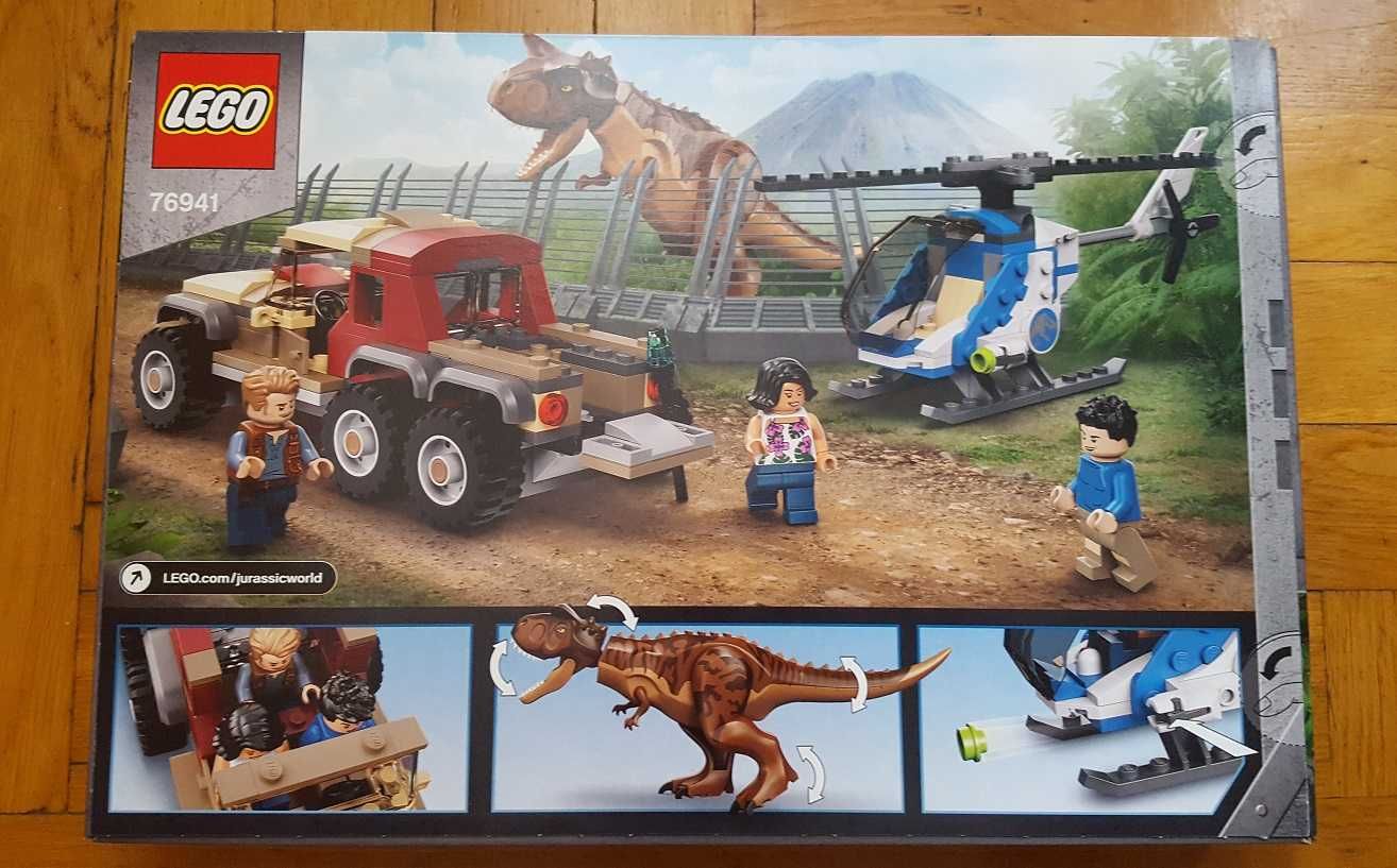 LEGO 76941 Jurassic World Pościg za karnotaurem - NOWE Wrocław !!!