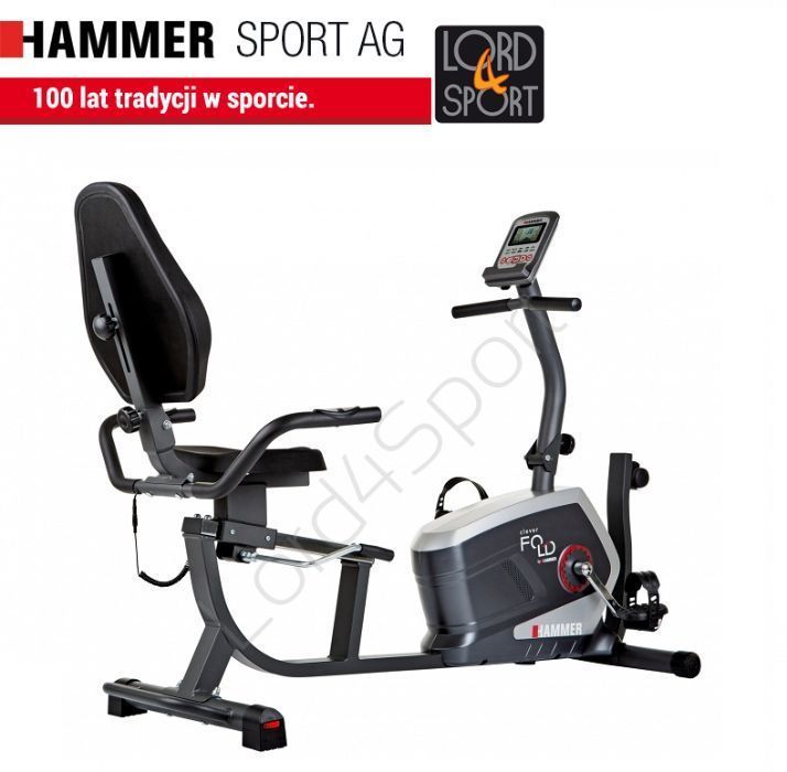Rower poziomy Hammer CLEVER FOLD RC5