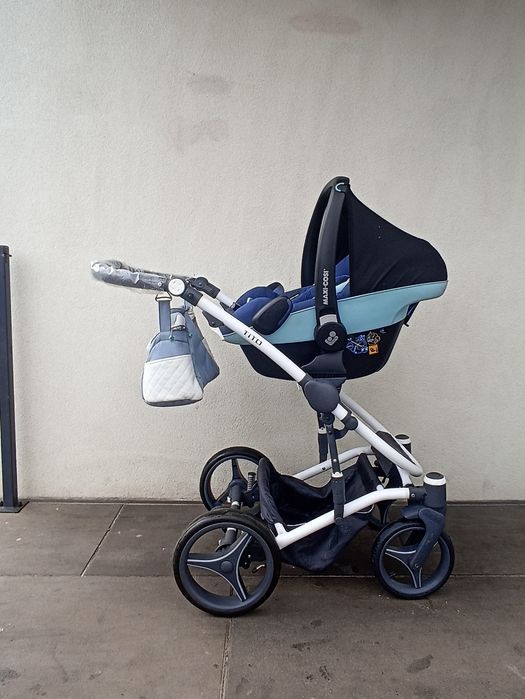 Wózek 3w1,4w1. Bebetto tito fotelik maxi Cosi