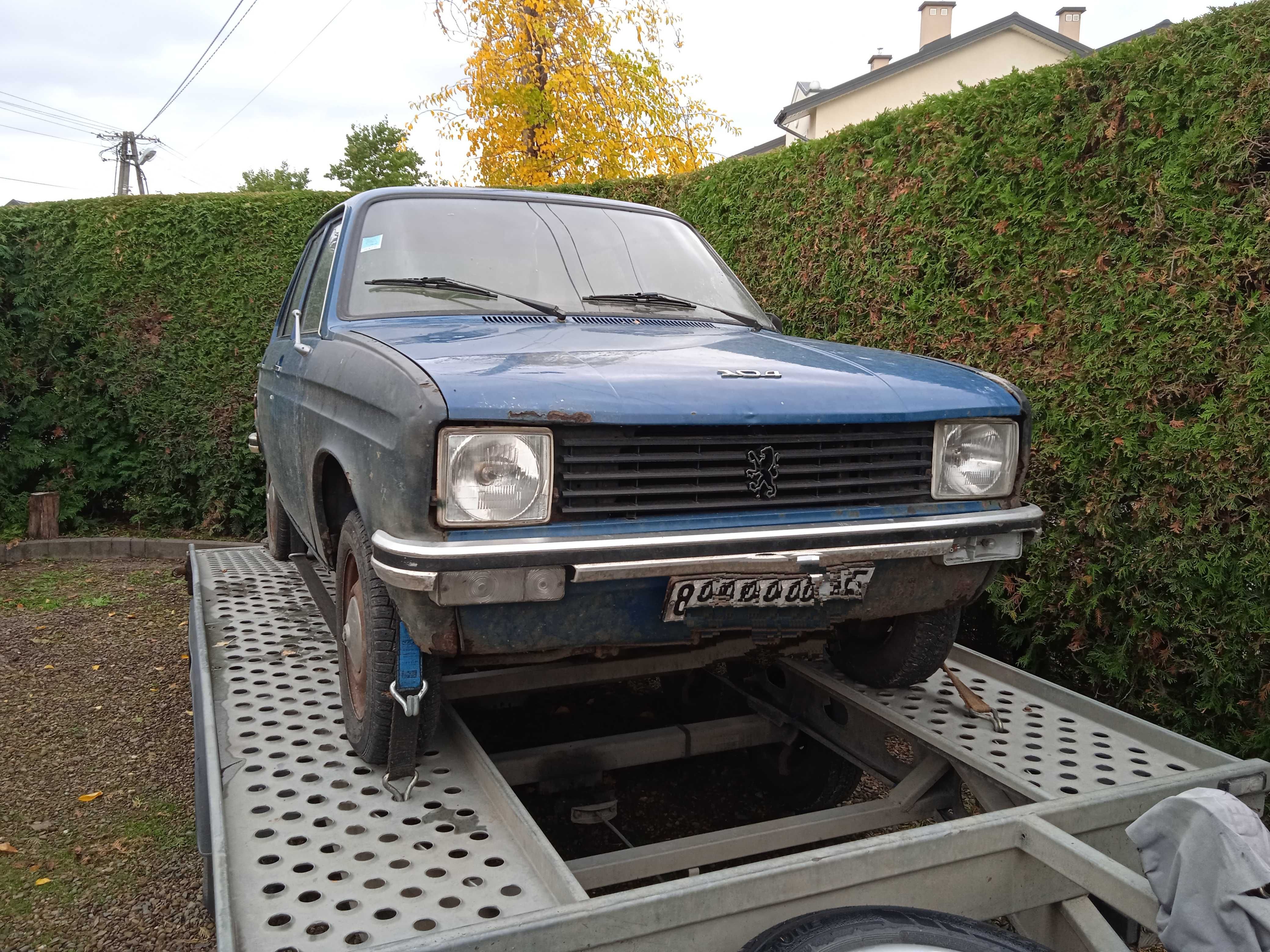 Peugeot 104 Youngtimer 1978 Zabytek Retro Okazja za 1000e