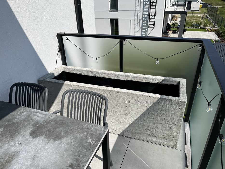 Donice styropianowe ogrodowe beton lub tynk