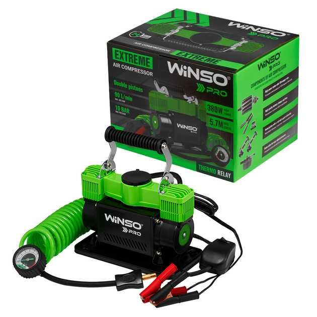 ‼️Автокомпресор Winso Pro Extreme 10 атм 90 л 380 Вт, Автокомпрессор‼️