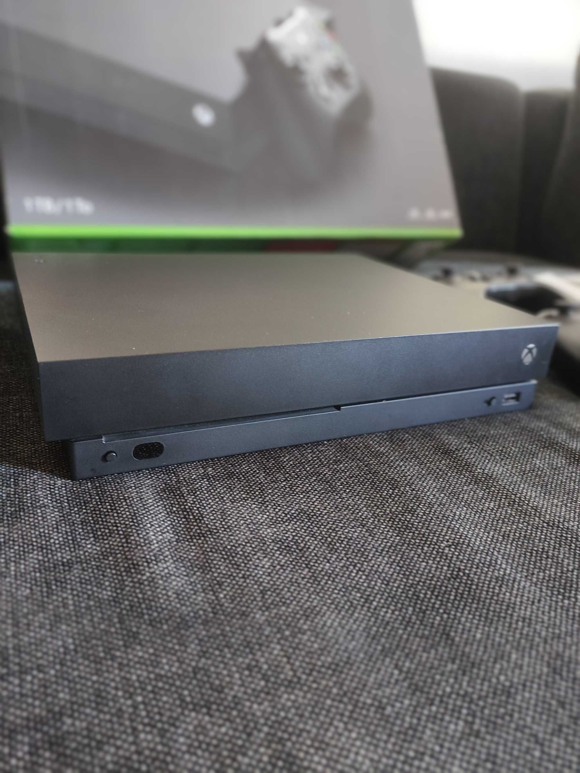 Xbox One x + 35 jogos na biblioteca