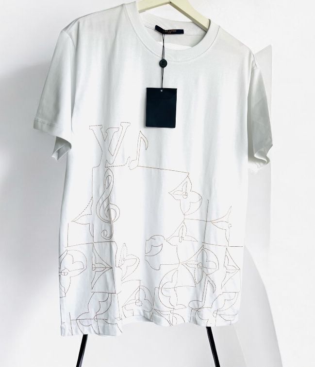 LV LOUIS VUITTON Koszulka męska tshirt nowy biała