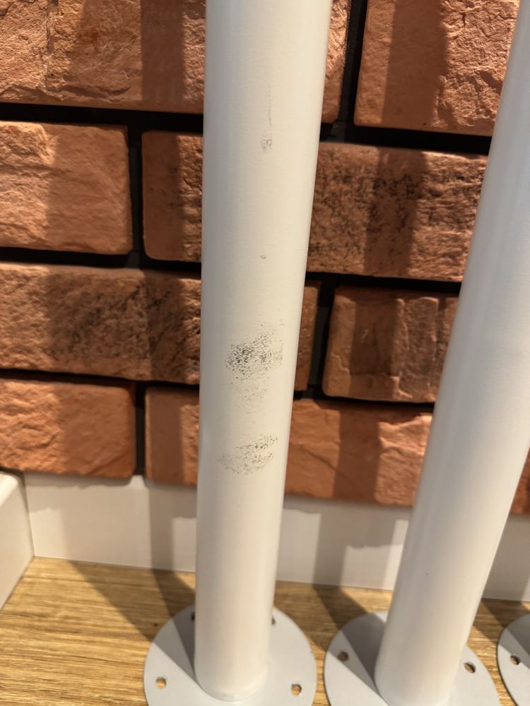 nogi regulowane IKEA OLOV – białe
