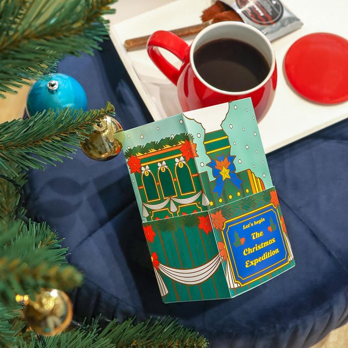 Kalendarz Adwentowy z kawą 24 różne smaki kaw po 10g od cupandyou.pl