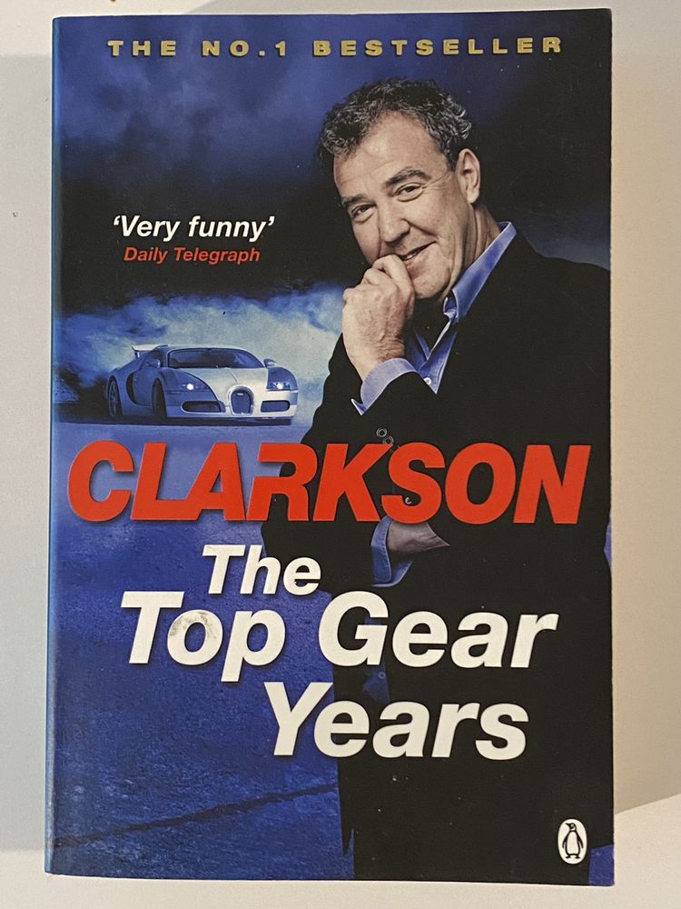 Książka „The Top Gear Years” J. Clarkson EN