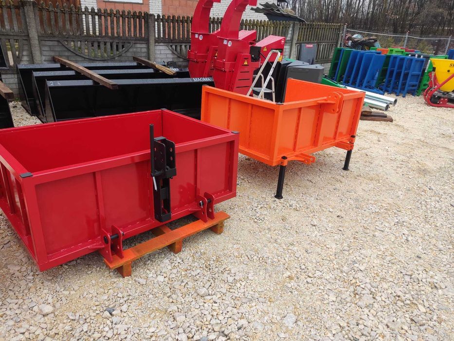 Skrzynia transportowa na tylnego tuza do traktora solidna TRANSPORT