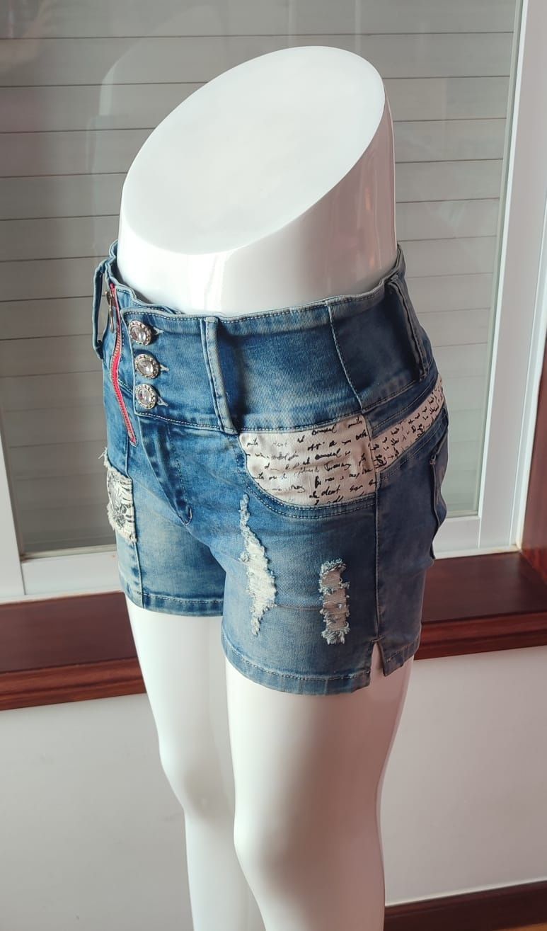 Calções de ganga estilo colombiano, Push-Up - Novos

- Talla 10  (M)