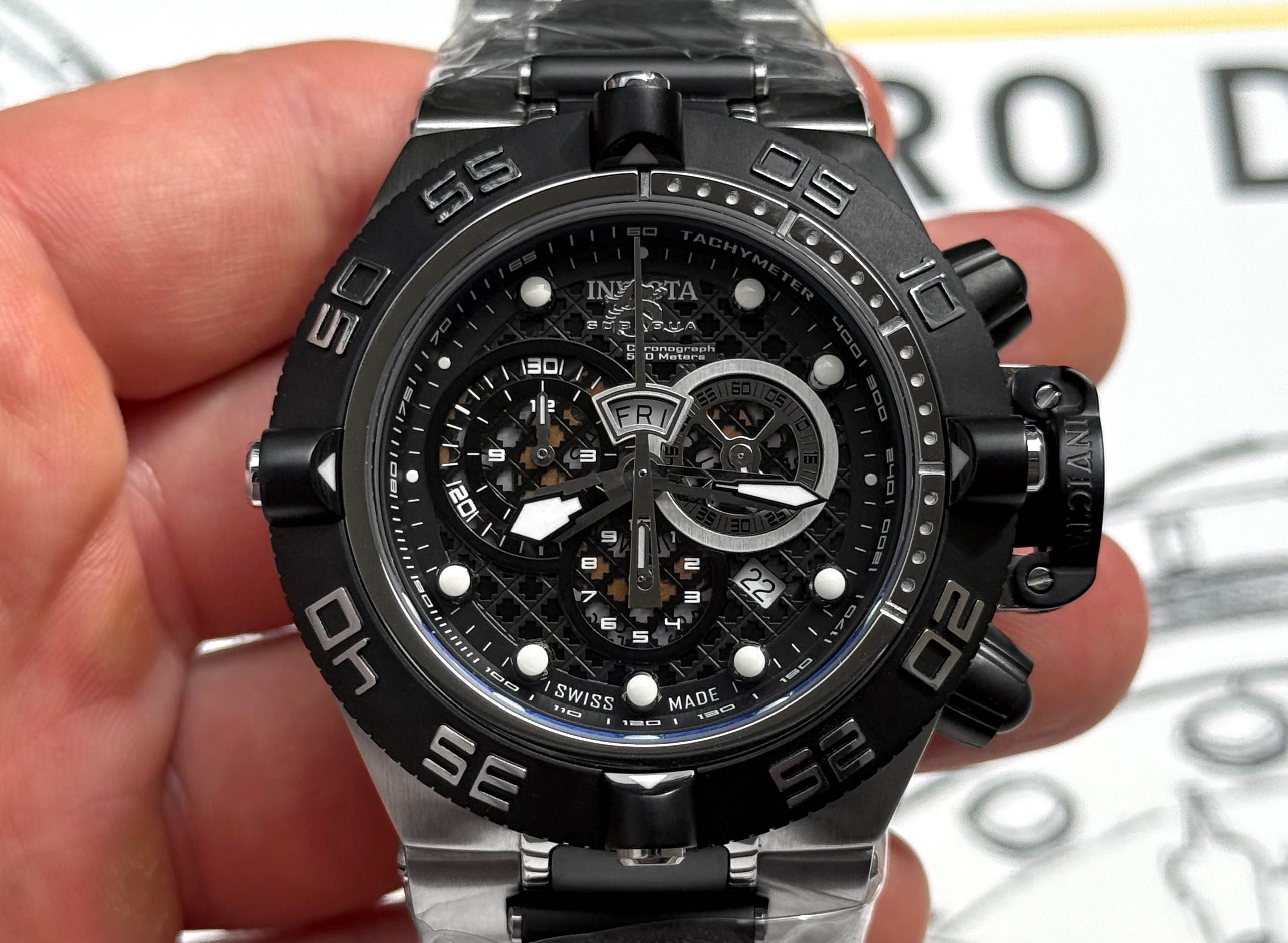 Швейцарський годинник Invicta 6546 Subaqua Noma IV SWISS MADE 50 mm.