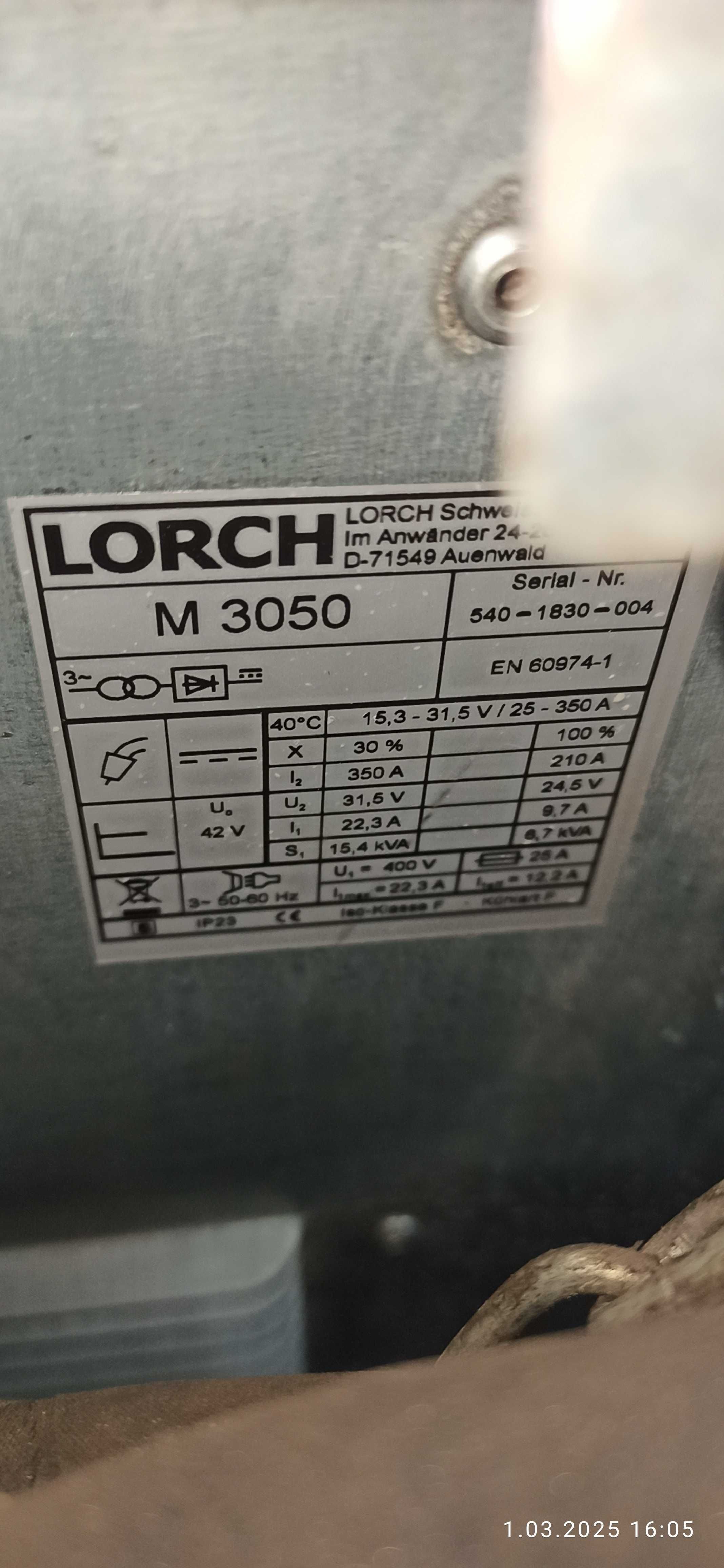 Spawarka Lorch M3050