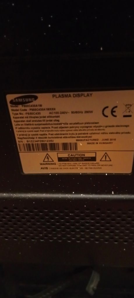 Telewizor Samsung PS50C430A1W