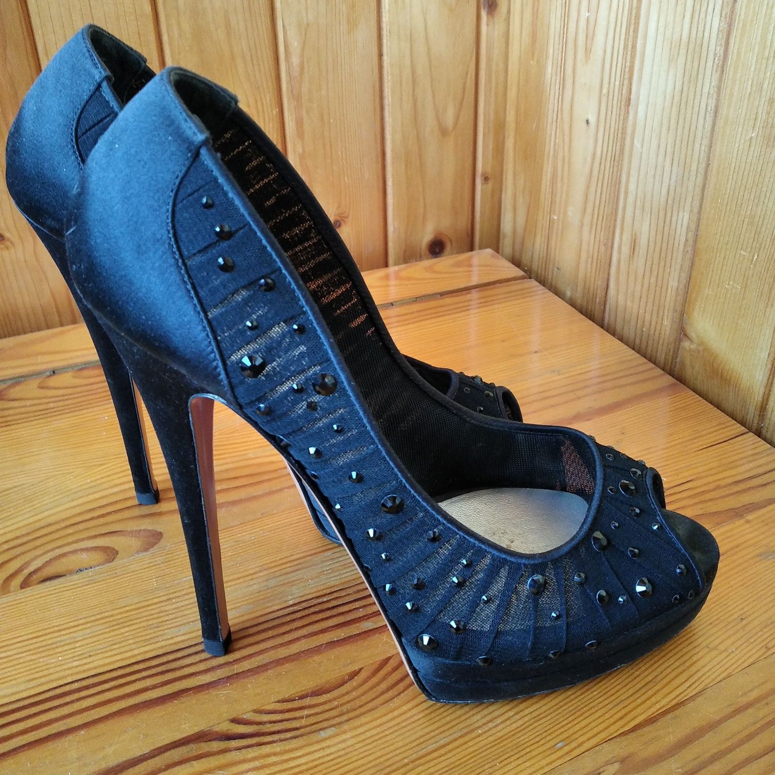 Туфли Casadei черные 39р.