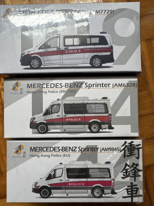 Miniaturas da Policia 1:72