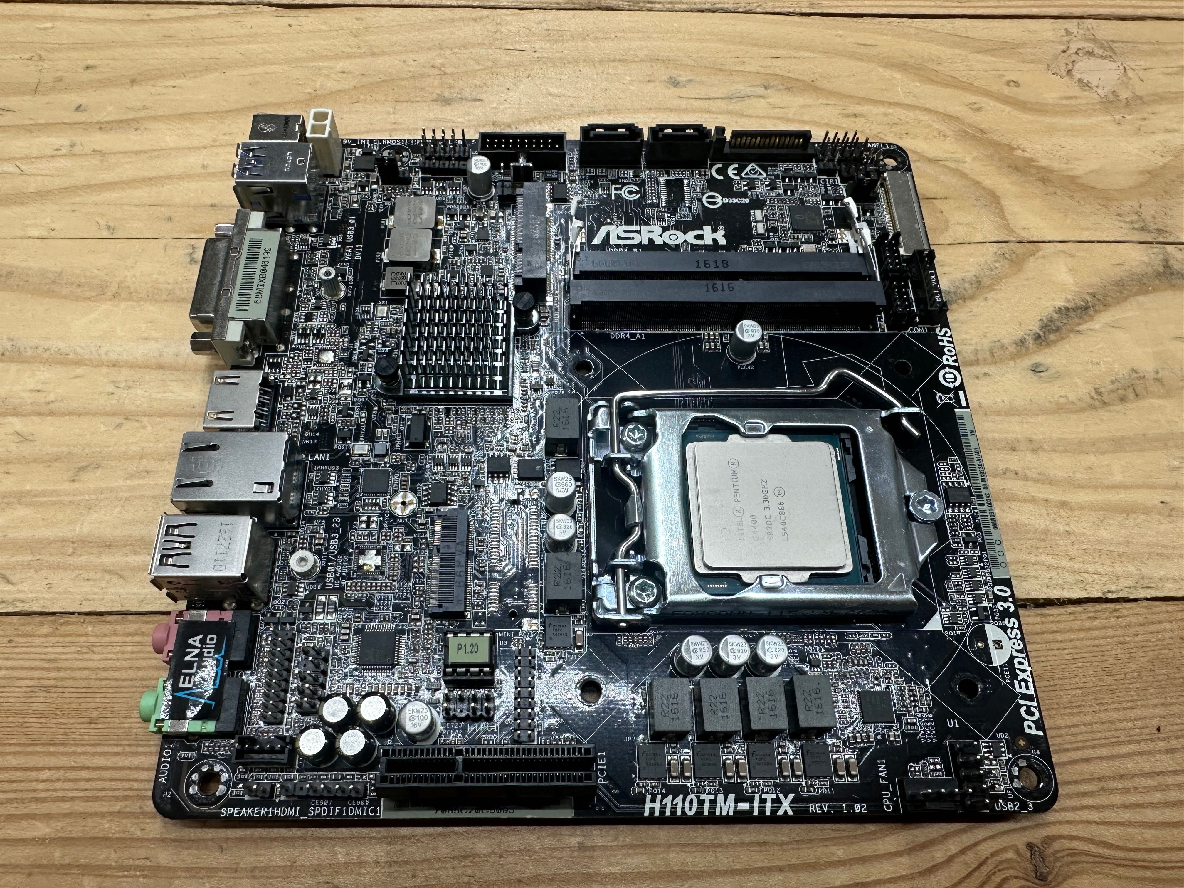 Płyta główna SBC Intel Asrock H110TM-ITX Thin ITX 19V SPDIF Poznań