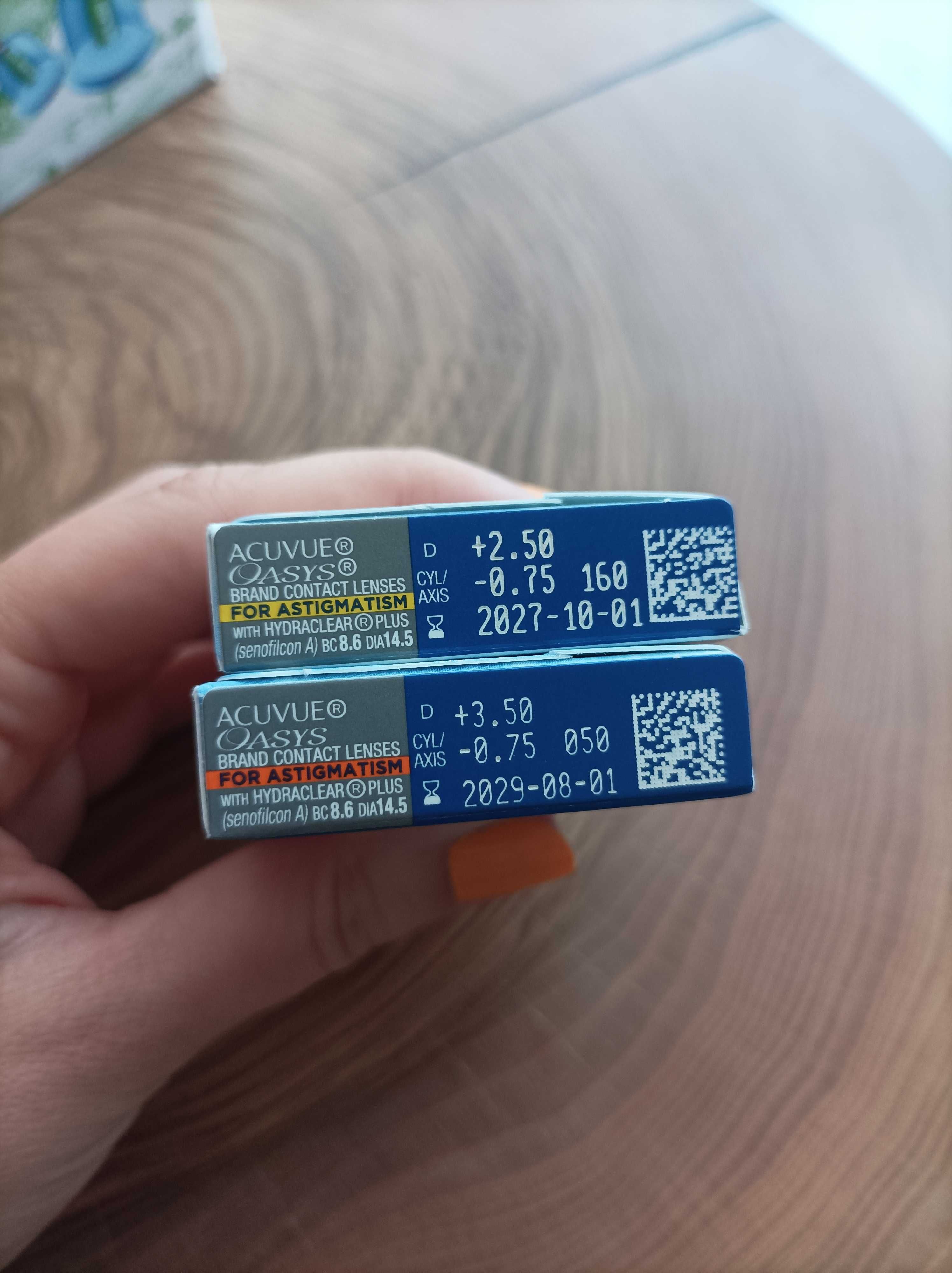 Soczewki Acuvue Oasys for Astigmatism +2,5 i +3,5