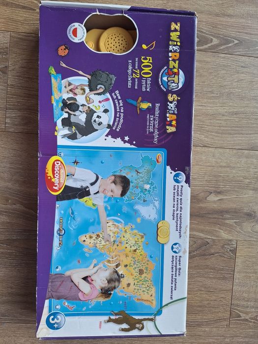 Interaktywna mapa Zwierzęta Świata Dumel Discovery