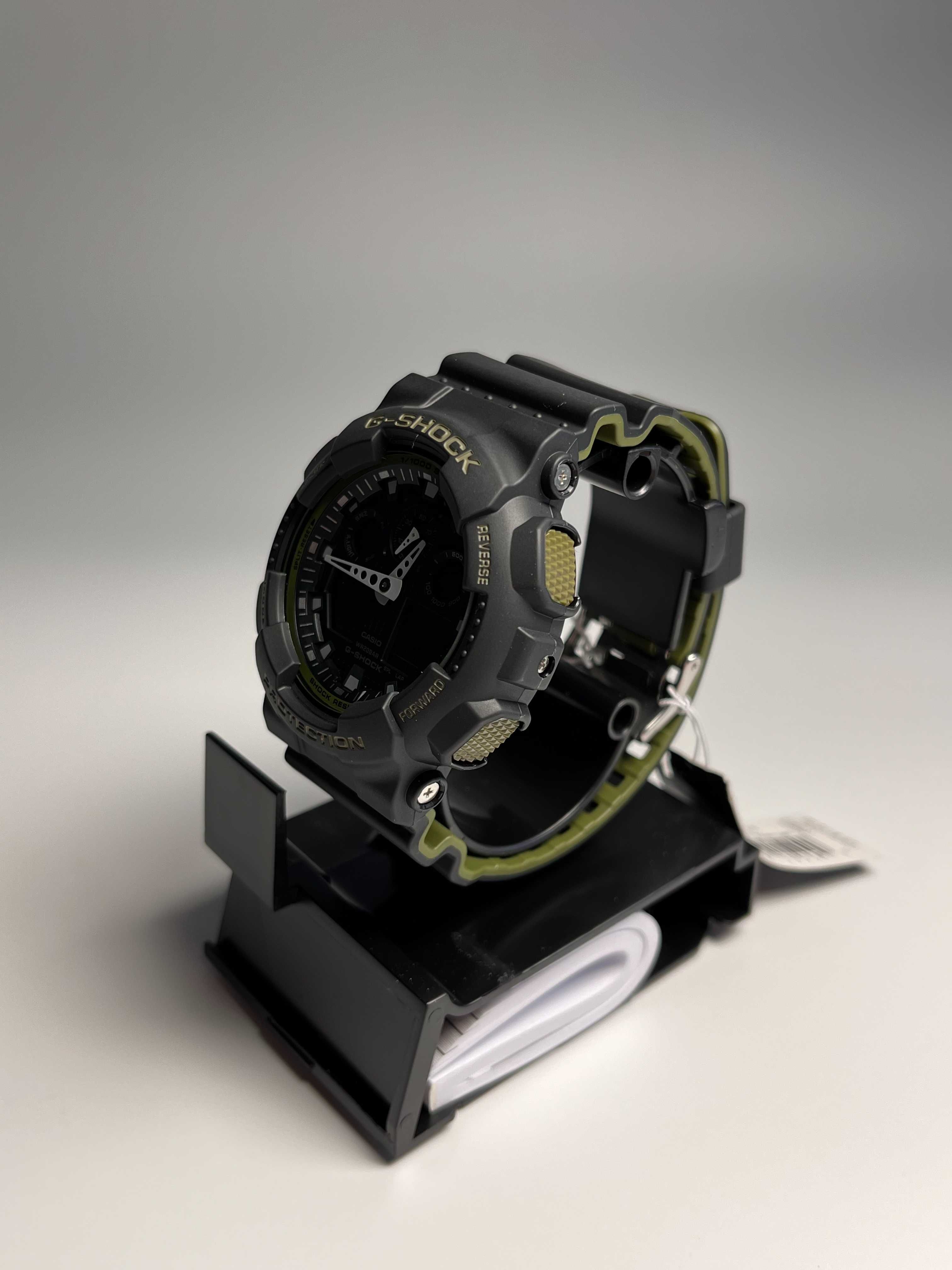 Casio GA-100L-1ACR, протиударні касіо, g shock, часы джи шок Ø51мм