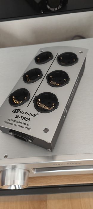 Listwa filtr zasilania Audio Super Jakość! Aluminium! Nowe! Super Cena