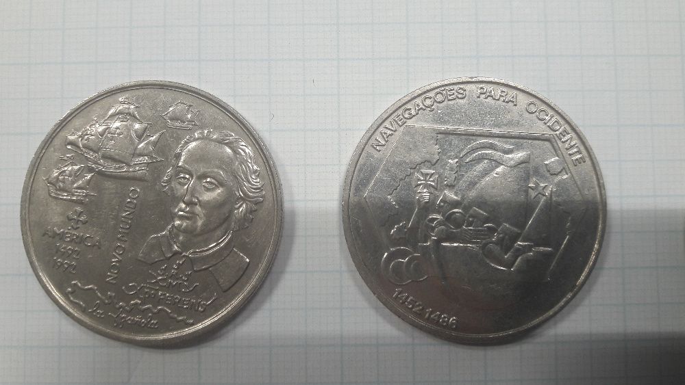Lote de 14 moedas de 100 e 200 escudos - comemorativas