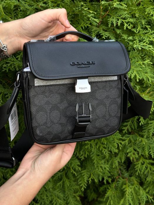 Сумка ОРИГІНАЛ Coach Racer Crossbody Bag Чорний