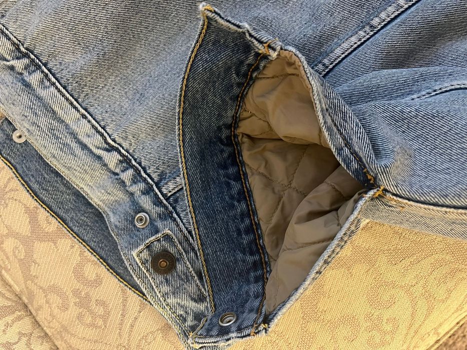 Kurtka dżinsowa type iii trucker z kożuszkiem Levi's M