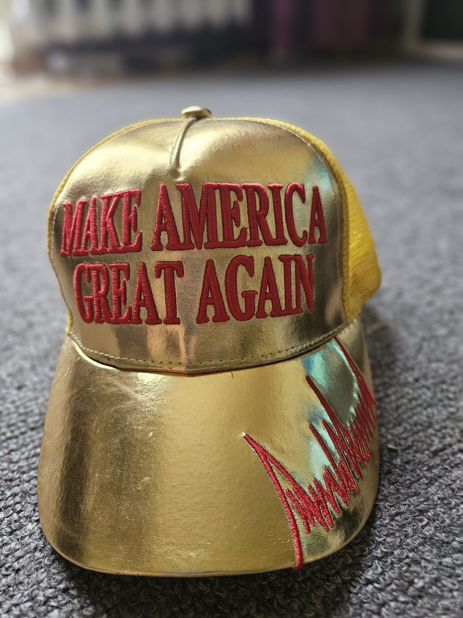 Nowa złota czapka Donald trump Make America Great Again