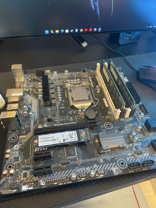 Комплект b360m i7-8700 ssd m2 ddr4 kit 4/4 gb