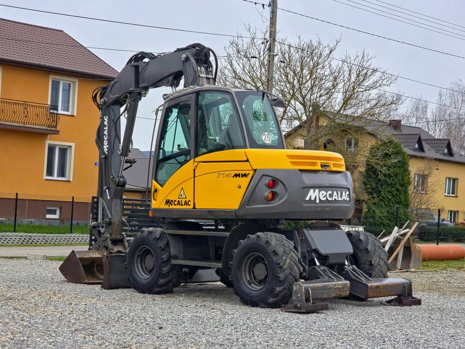 Mecalac 714MWe  2013 r, 3 łyżki, szybkozłącze, klimatyzacja, stan bardzo dobry